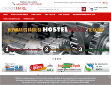 Tablet Screenshot of hostelmark.com